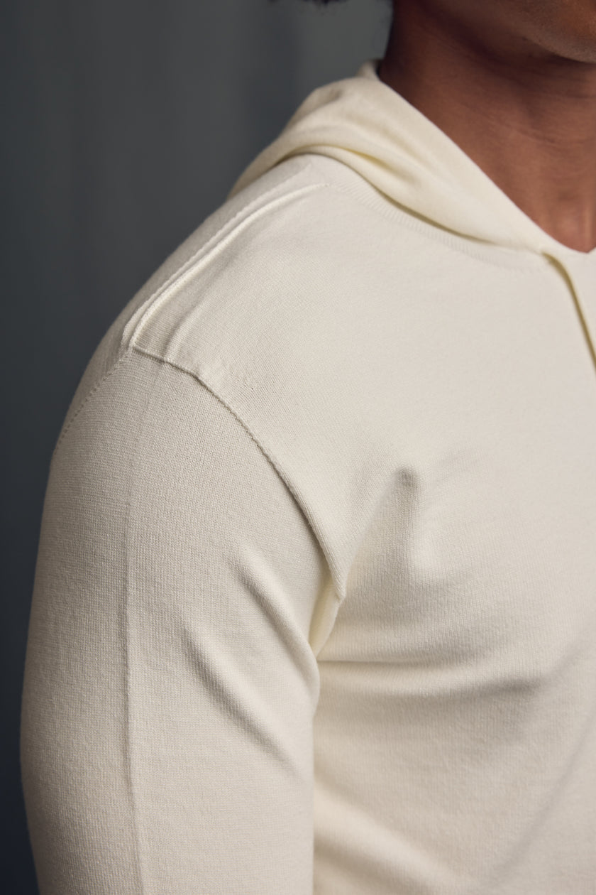 Alejandro Hoodie (UNISEX) Beige & Slate Grey