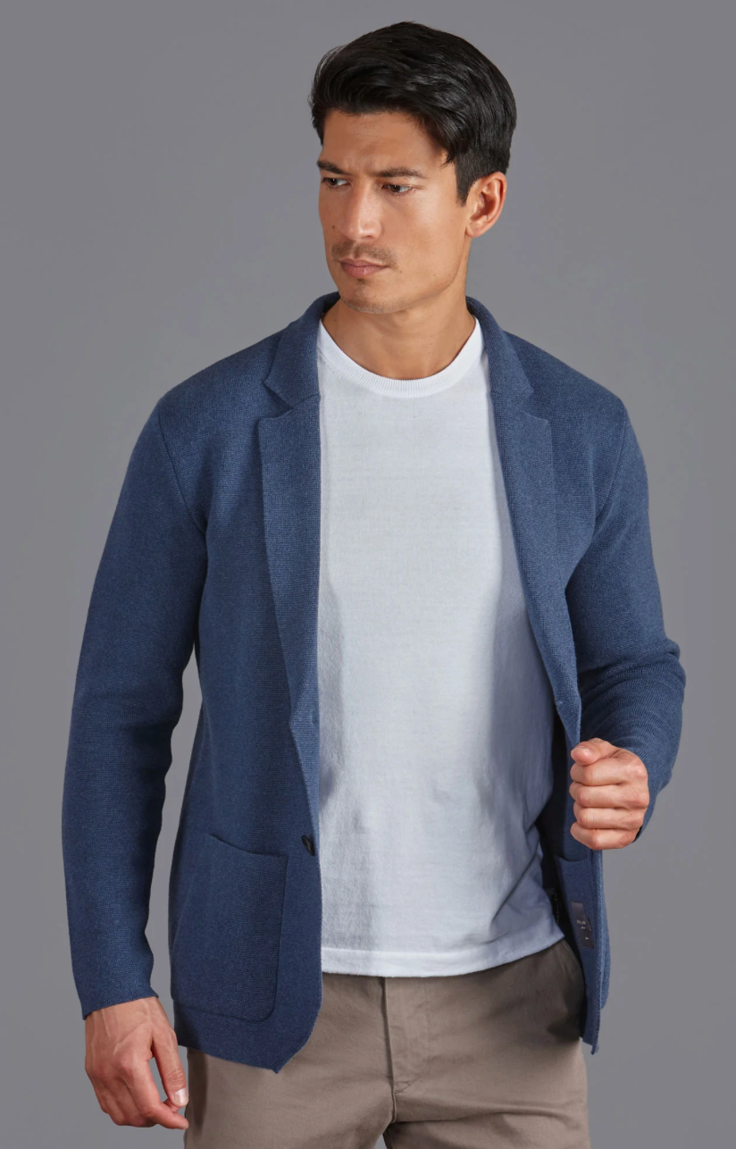 Milano Blazer Blue Melange
