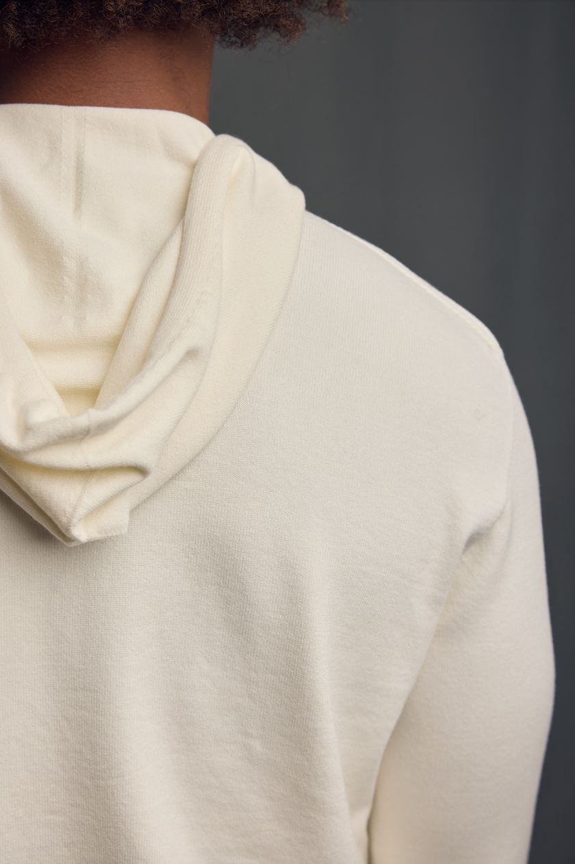 Alejandro Hoodie (UNISEX) Beige & Slate Grey